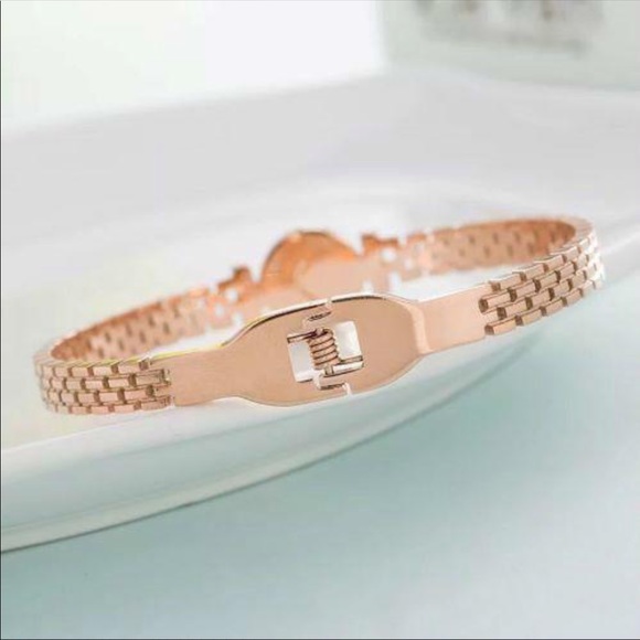 Rose gold Bangle bracelet stainless steel - Picture 3 of 3